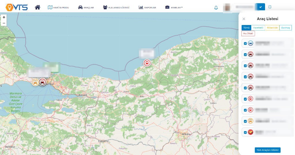 Tüm filonuz tek haritada